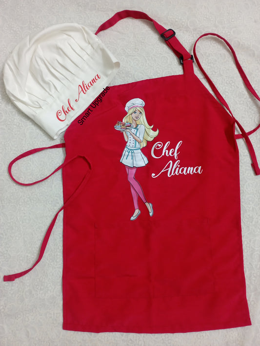 Chef Barbie Apron