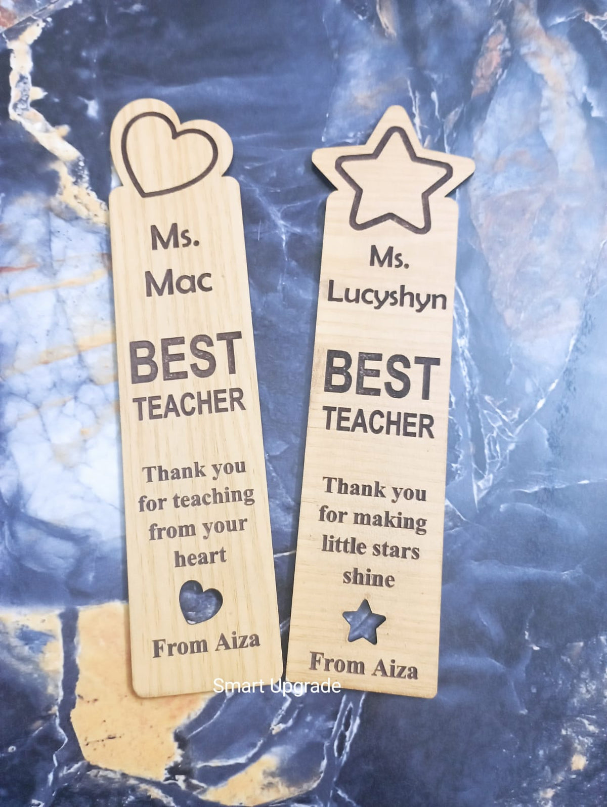 Wooden Teachers Bookmark