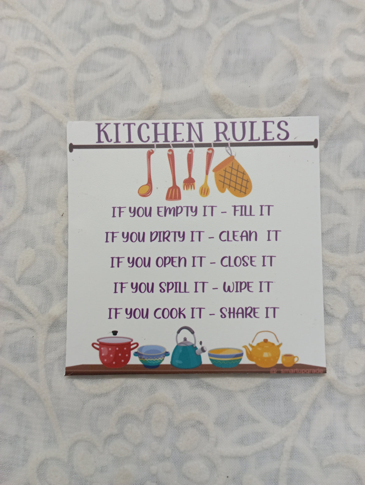 Kitchen Rules Magnet