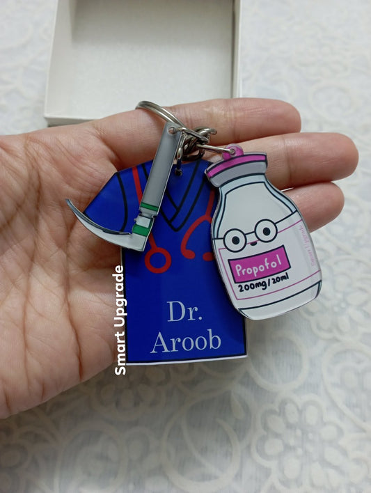 Anesthesia Dr - Keychain